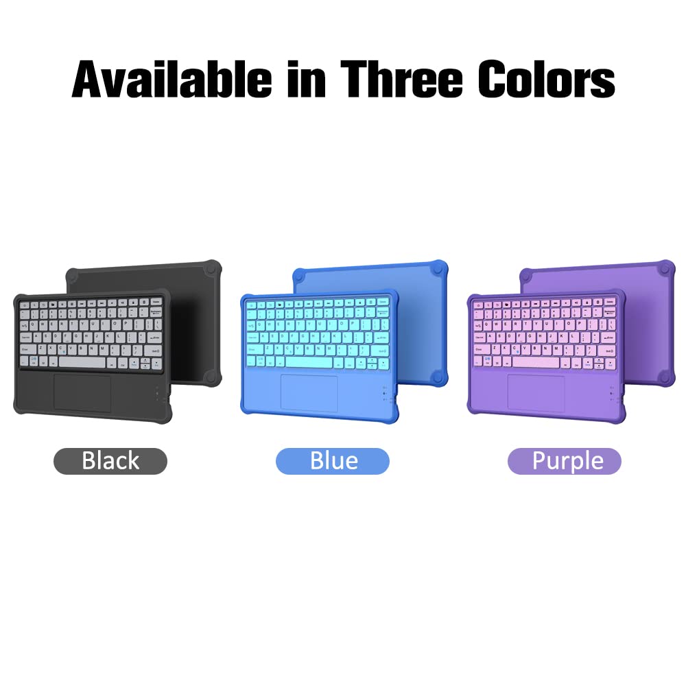 Amazon Kids Bluetooth Keyboard - Compatible with 10” Fire Kids Pro & Fire Kids Tablets | Wireless Keyboard for Children | Perfect for Homeschooling & Online Learning (Black)