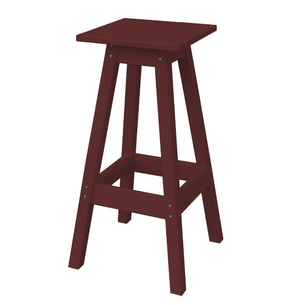 Eco-Friendly Recycled Plastic Bar Stool - Durable & Sustainable Counter Height Stool for Kitchen, Bar & Outdoor Use - Perfect for Home, Restaurant & Patio Decor