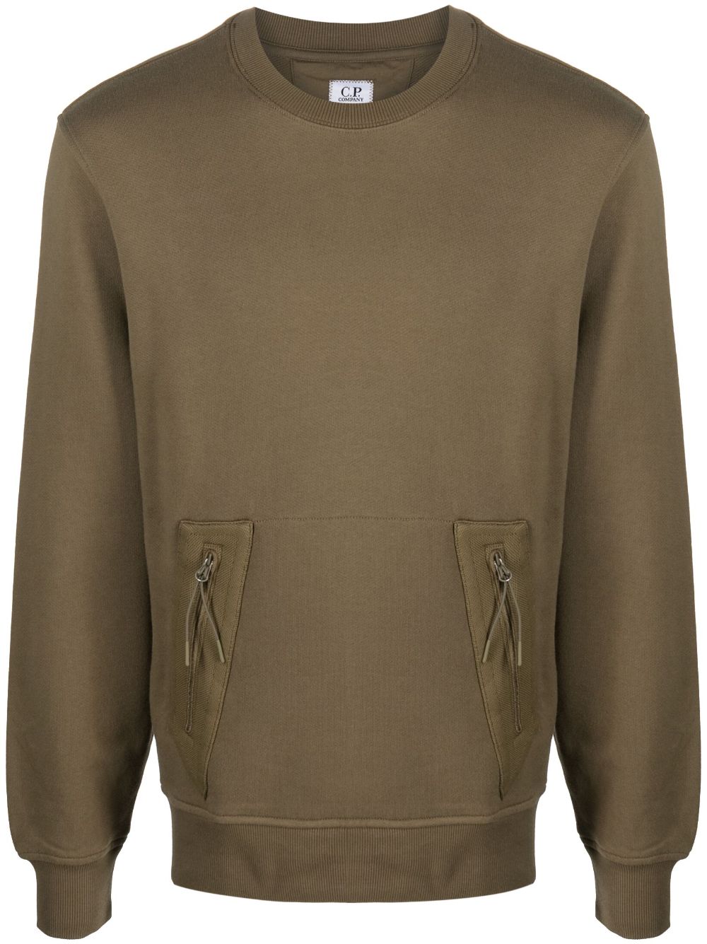 C.P.Company Beige Sweater for Men - Soft Cotton Knit Pullover for Casual Wear & Fall Fashion