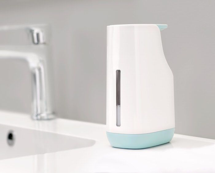 Compact Automatic Soap Dispenser - Touchless Hand Soap Dispenser for Kitchen & Bathroom - Perfect for Home, Office, and Public Restrooms