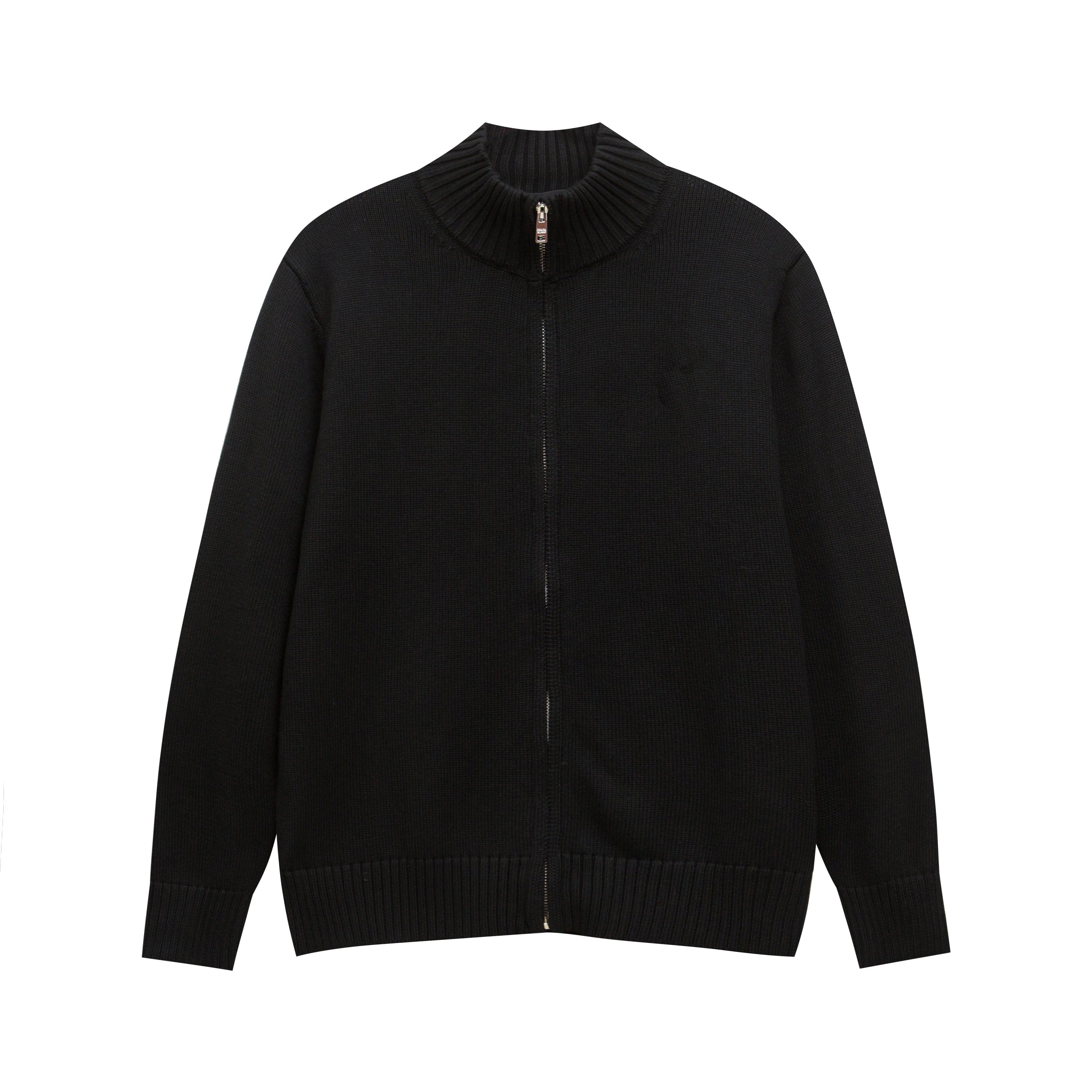 Men's Knitted Zipper Sweater Jacket - Soft Winter Pullover for Casual & Outdoor Wear - Perfect for Office, Dating & Travel