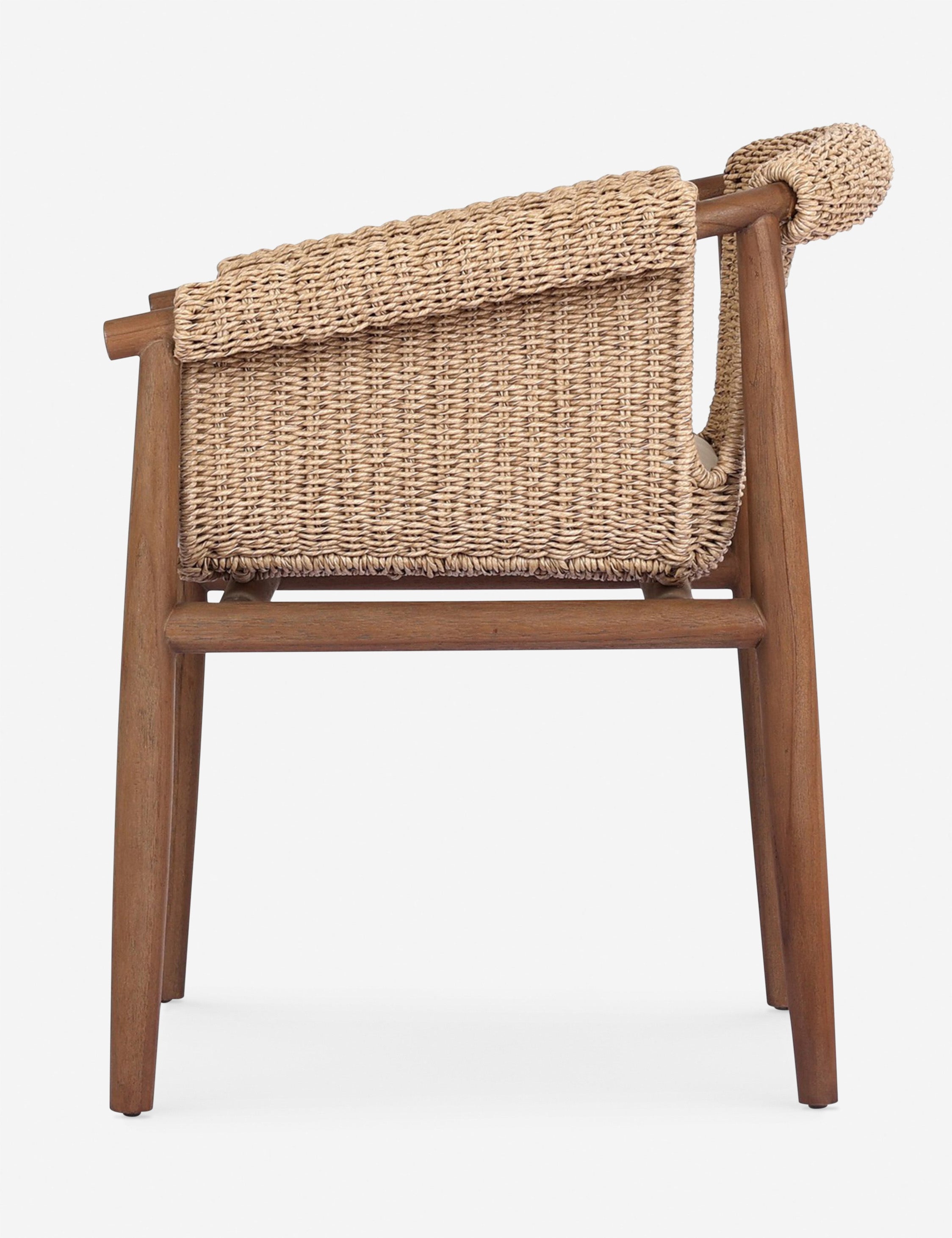 Cantrelle Outdoor Dining Chair - Weather-Resistant Patio Furniture for Garden, Poolside & Backyard - Comfortable & Durable Dining Chairs for Outdoor Entertaining