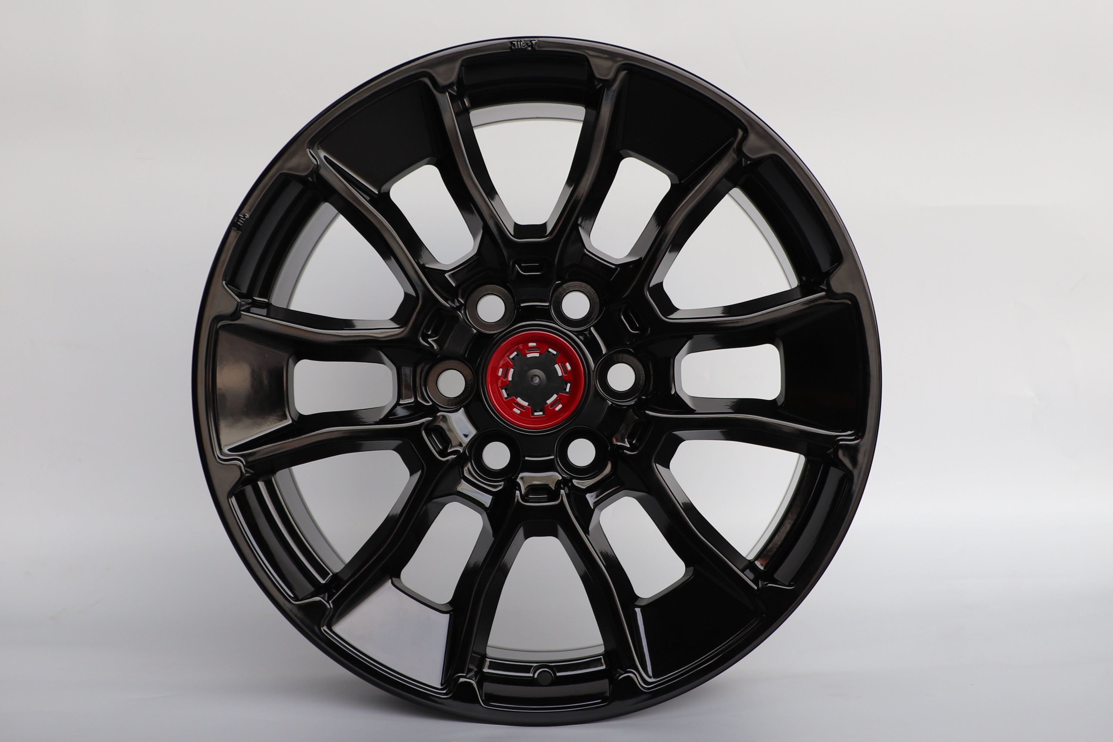 2023 Black Pro Style 20-Inch Wheels - Compatible with Toyota Tacoma, 4Runner, FJ Cruiser, Sequoia & Land Cruiser - Durable Alloy Rims for Off-Road & Street Driving