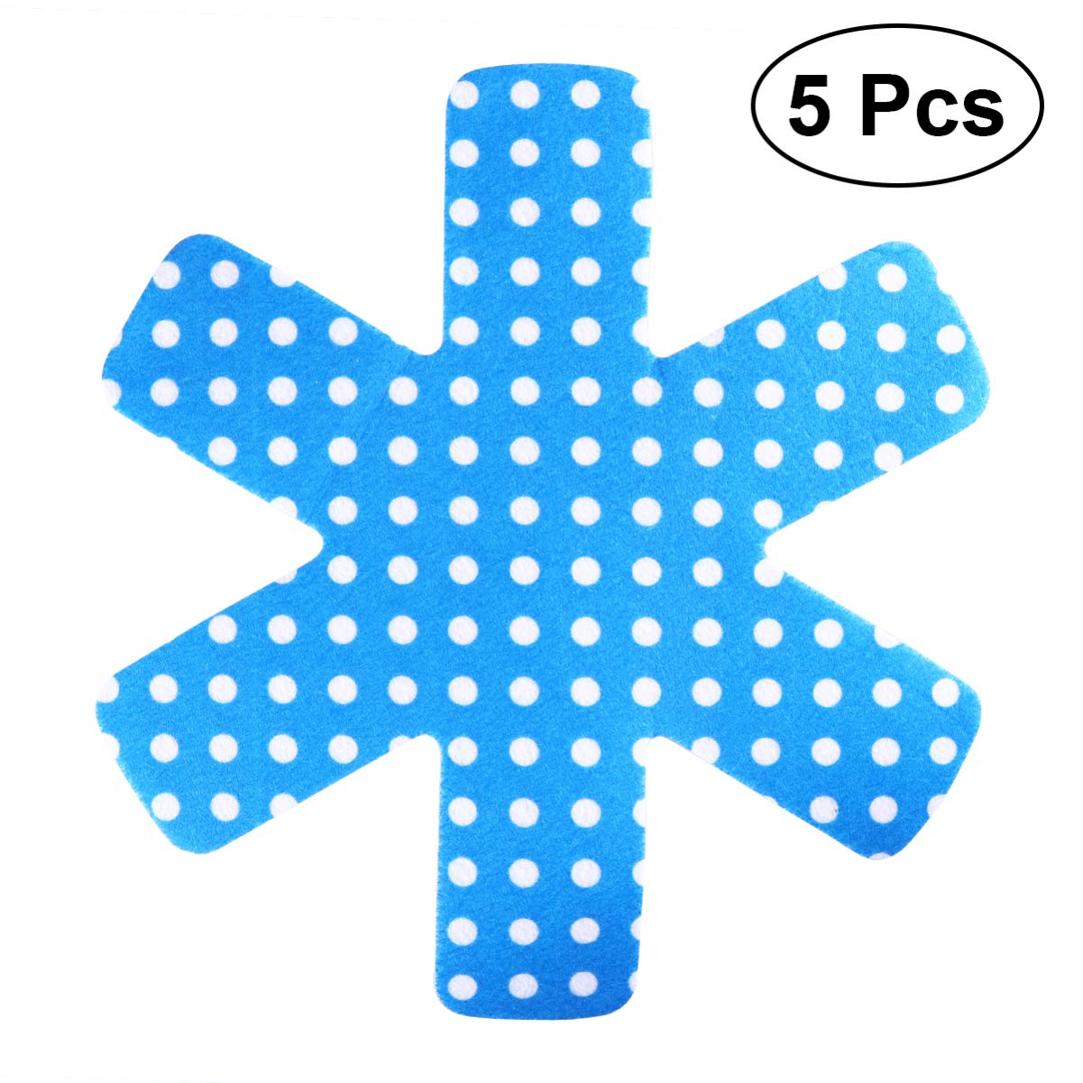 5-Piece Non-Slip Pan Protector Set - Heat Resistant Felt Trivets for Frying Pans, Griddles & Cookware - Perfect for Kitchen Countertops, Dining Tables & Outdoor BBQ Use