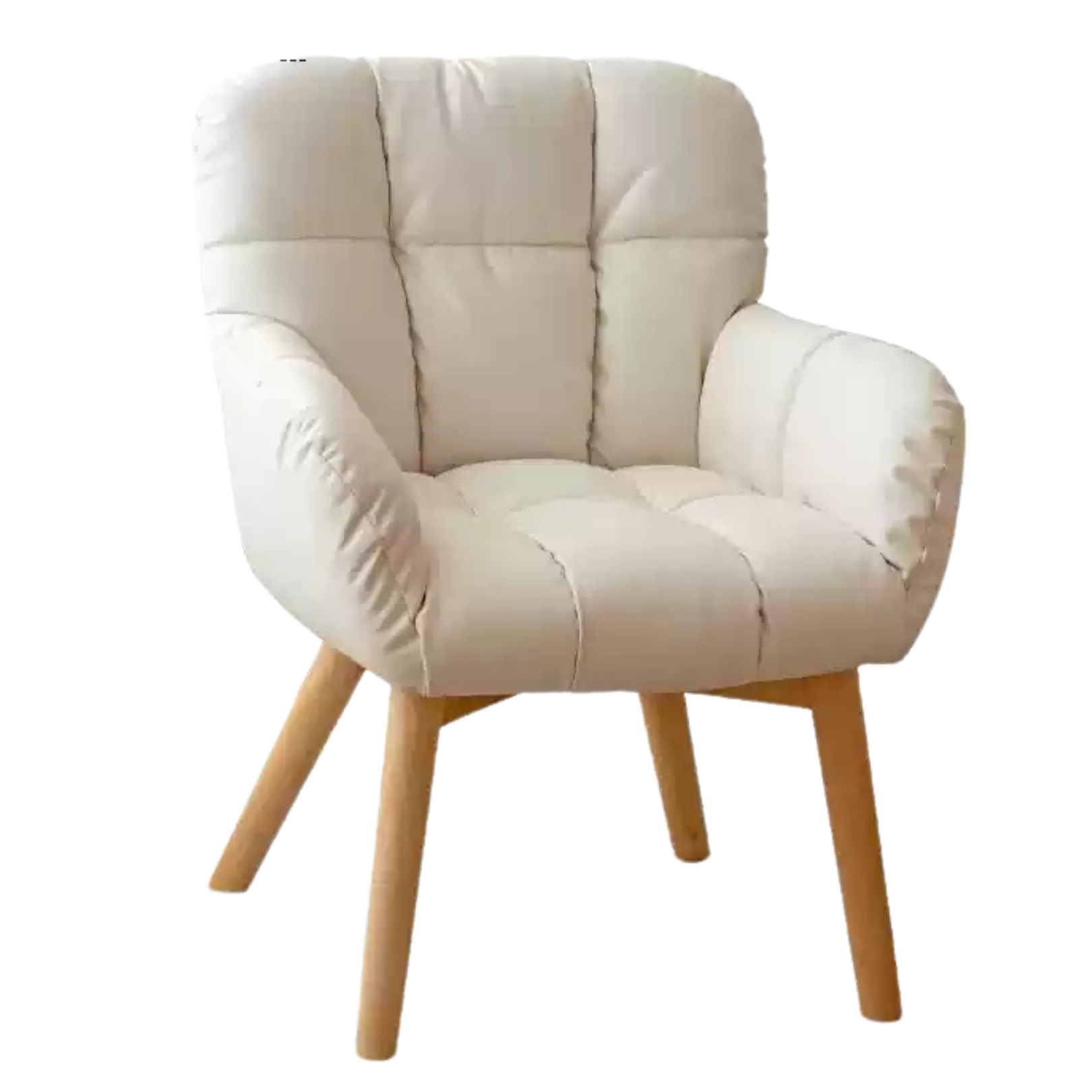 24.4x23.6x29.5 inch / 62x60x75cm / White color /dressing chair