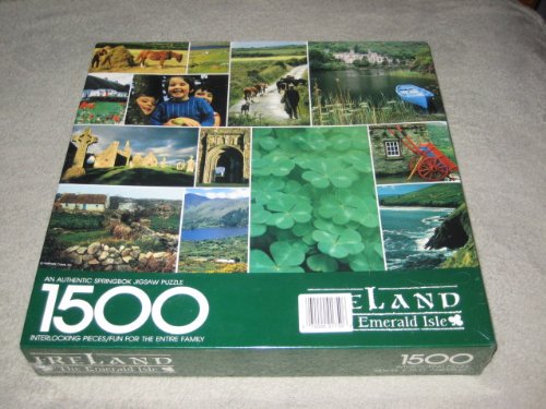 Springbok Ireland The Emerald Isle 1500 Piece Jigsaw Puzzle - Premium Quality Puzzle for Adults & Teens - Perfect for Family Game Night & Relaxation