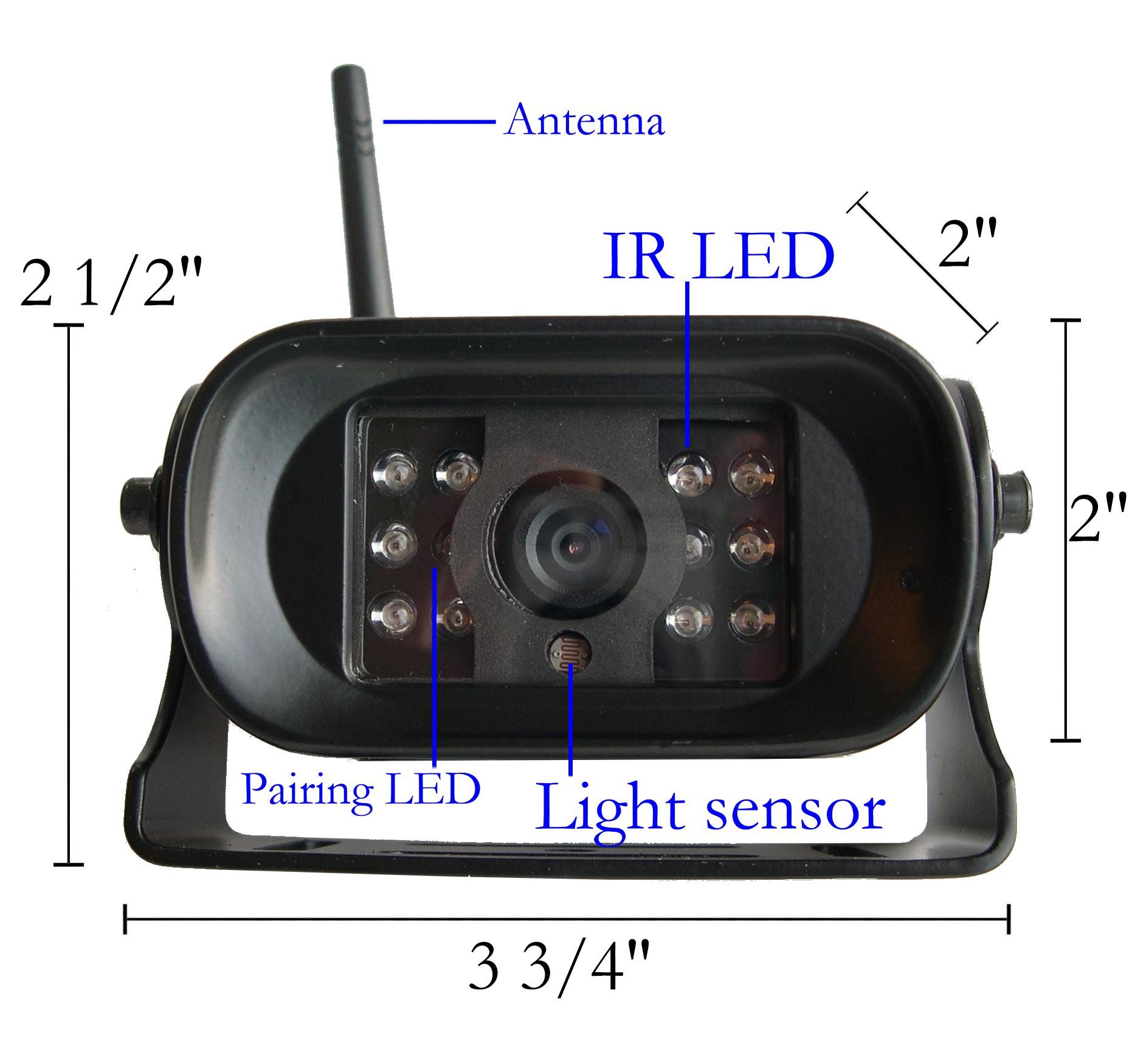 4Ucam Digital Wireless Backup Camera with 7