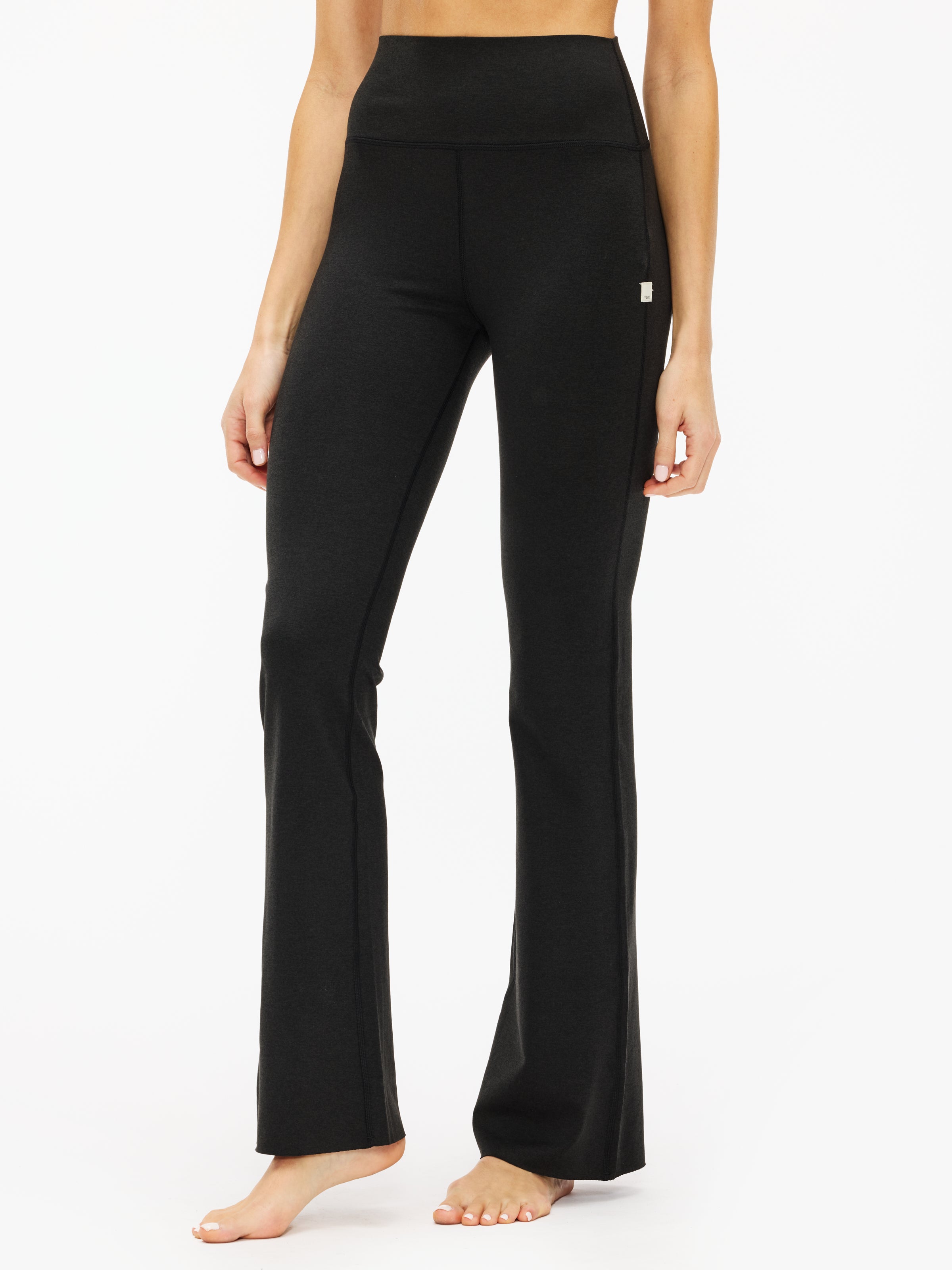 Vuori Halo Slim Flare Yoga Pants for Women - High Waisted Stretchy Lounge & Workout Leggings - Perfect for Yoga, Running, Travel & Everyday Wear