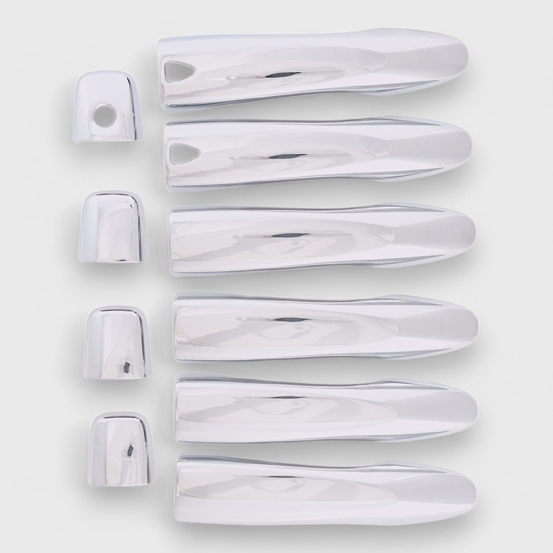 Chrome Door Handle Cover with Smart Key - DH285 | Secure & Stylish Upgrade for Home & Office Doors | Easy Installation & Enhanced Security