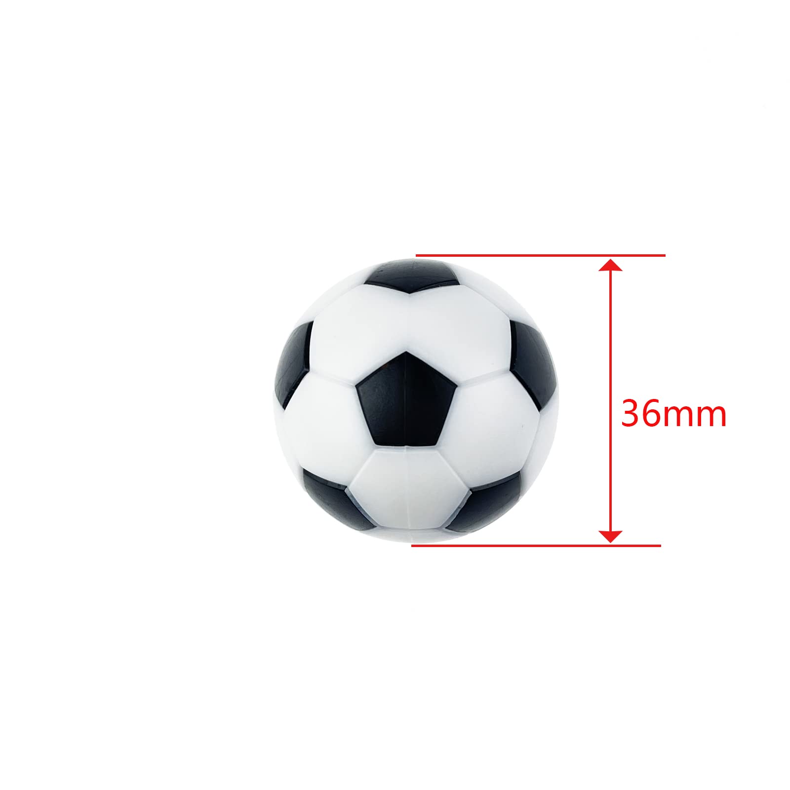 12/36 Pack 36mm Foosball Balls - Professional Table Football/Soccer Replacement Balls with Storage Bag - Perfect for Game Rooms, Bars, and Home Entertainment