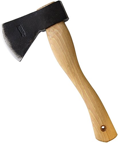 MR702 Small Axe with Sheath - Compact Camping Hatchet for Outdoor Survival, Hiking & Bushcraft | Durable Marbles Axe for Chopping Wood & Kindling