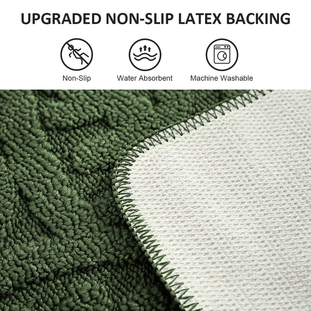 Non-Slip Half Round Kitchen Rug Mat 30