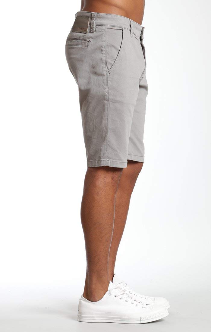 Mavi Men's Jacob Mid Rise Slim Twill Shorts - Comfortable Casual Shorts for Men | Perfect for Summer, Travel & Outdoor Activities