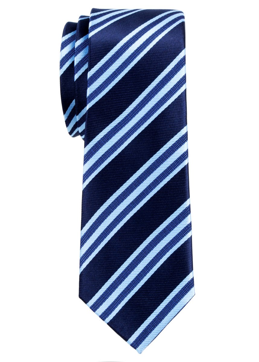 Retreez Preppy Regimental Striped Woven Microfiber 2-Inch Skinny Tie for Men - 6 Color Options | Slim Necktie for Office, Wedding & Formal Events