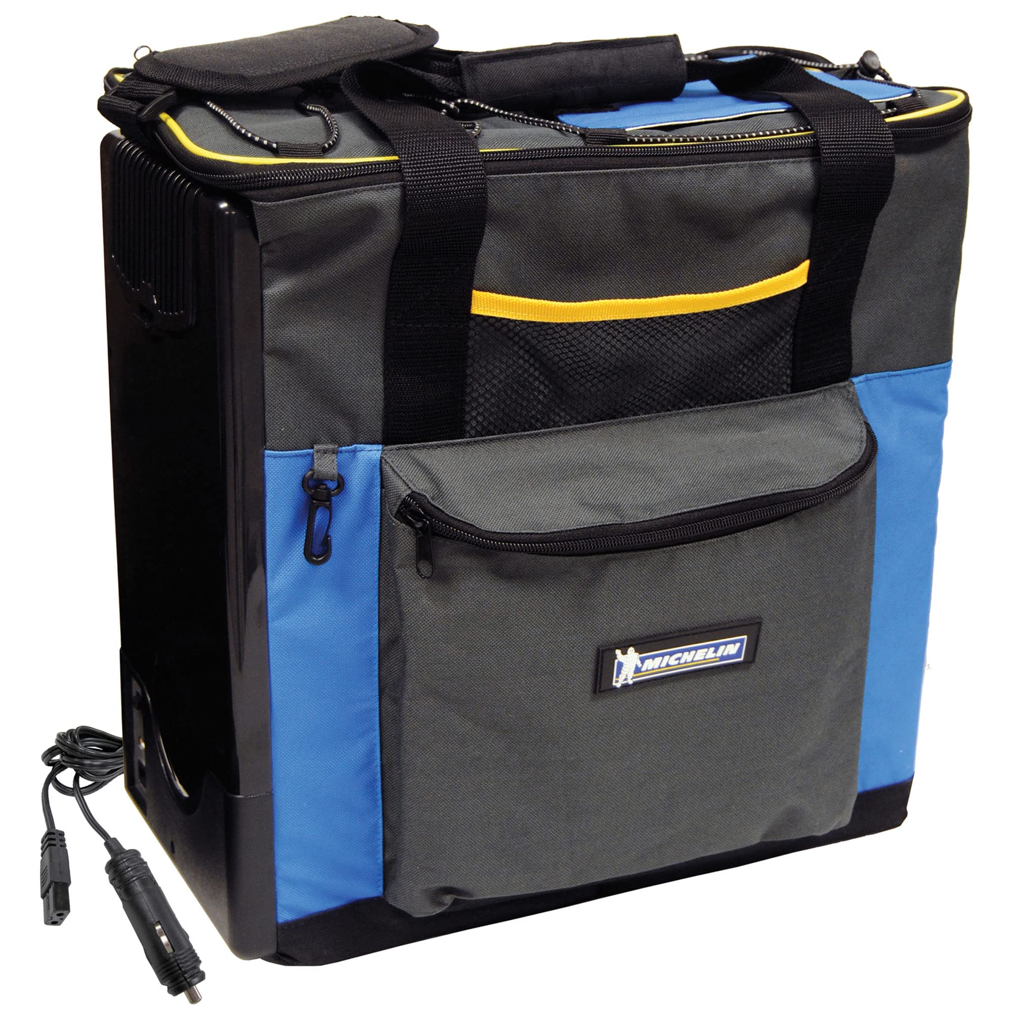 Michelin 12V Portable Electric Cooler & Warmer - 15 Quart Insulated Lunch Bag for Car, Camping, Travel | Keeps Food & Drinks Cold or Warm | Perfect for Road Trips, Boating, Trucking & Outdoor Adventures