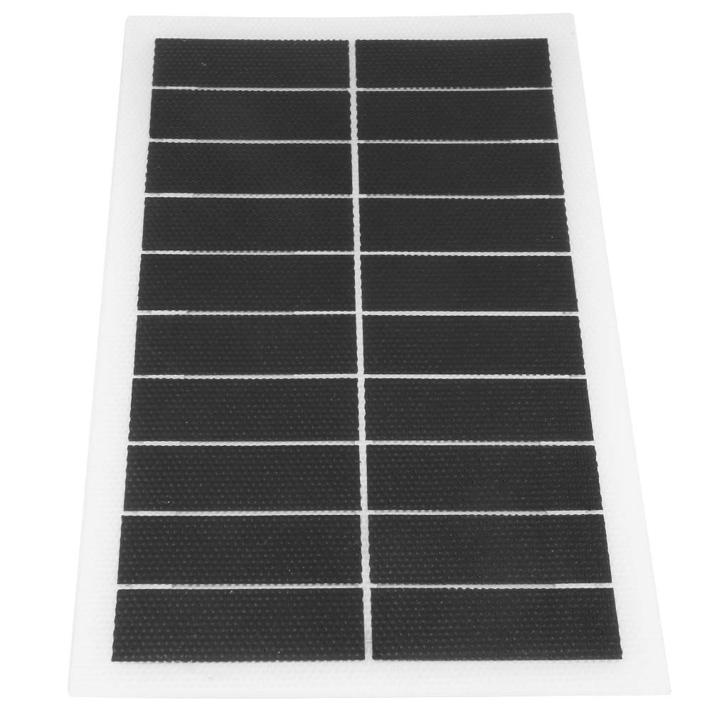 7W 10V Lightweight Solar Panel - Compact ETFE Solar Cell Module, Semi-Flexible Solar Power Panel for RV, Boat, Camping & Outdoor Power Supply