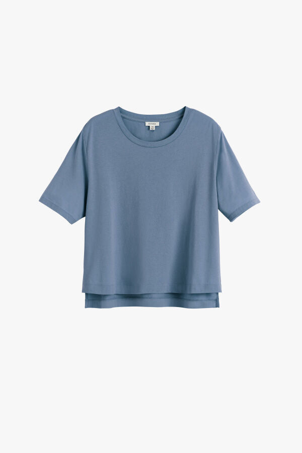 Premium Pima Cotton Cropped T-Shirt for Women - Soft Breathable Summer Top for Casual Wear, Workouts & Layering