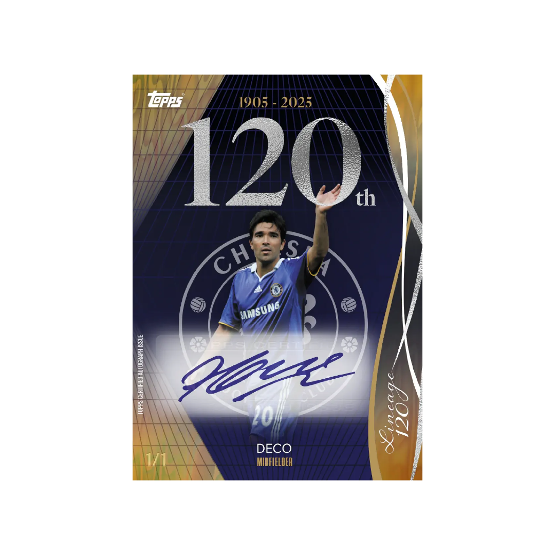 Topps Chelsea Lineage: 120 Years Anniversary Edition 2024/25 Soccer Trading Cards - Perfect for Collectors, Fans & Gift Giving
