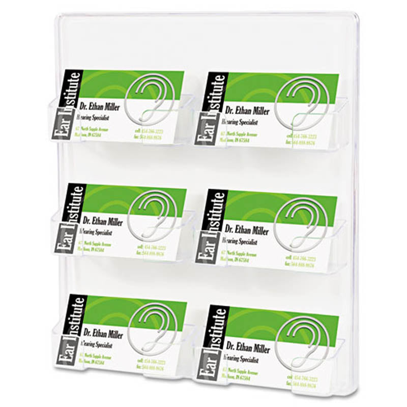 Premium Acrylic Business Card Holder for Office & Retail - Sleek Countertop Display for Professional Networking & Customer Engagement
