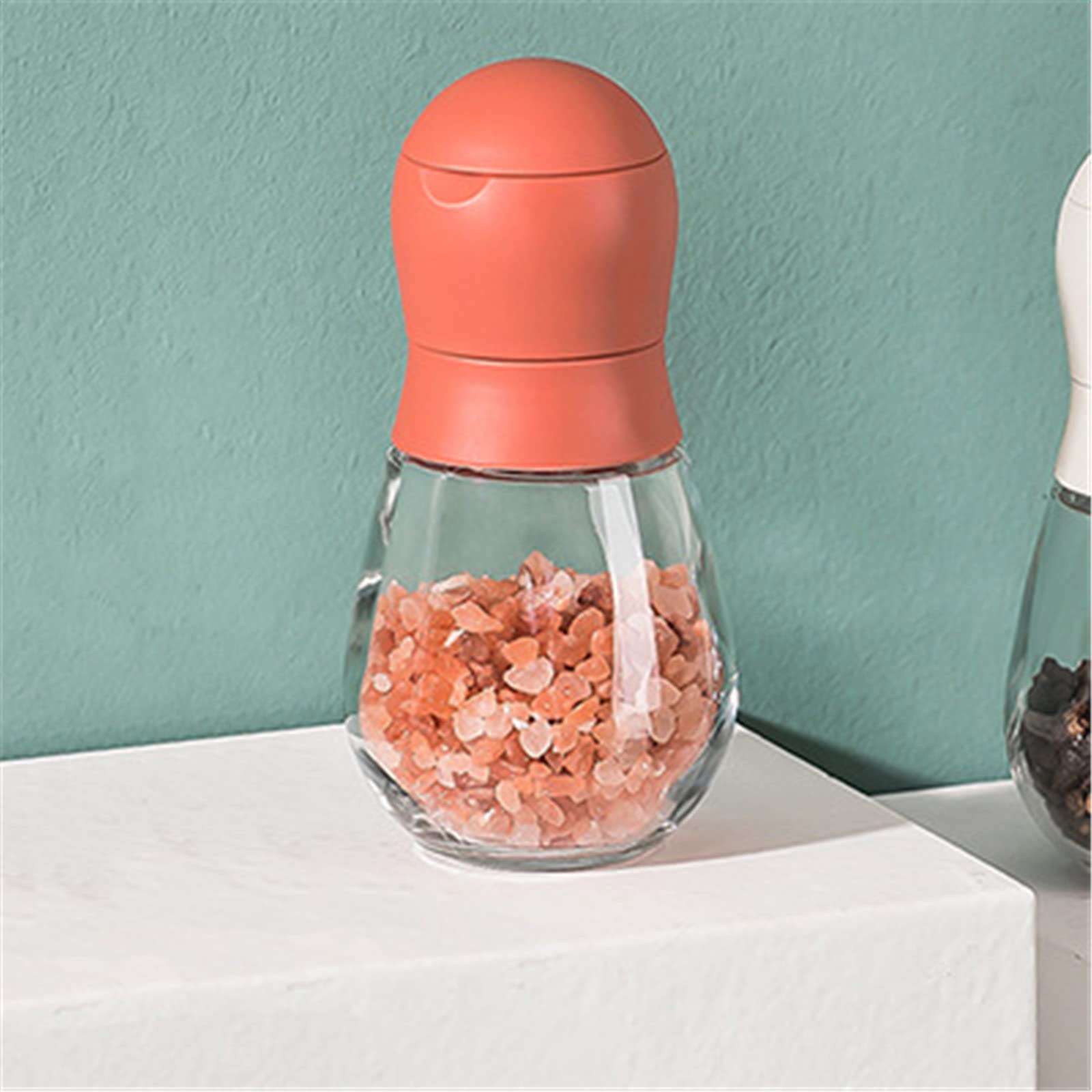 Premium Bowling Ball Shaped Pepper Grinder - Adjustable Coarseness for Freshly Ground Spices | Perfect for Kitchen, Dining Table & BBQ Parties