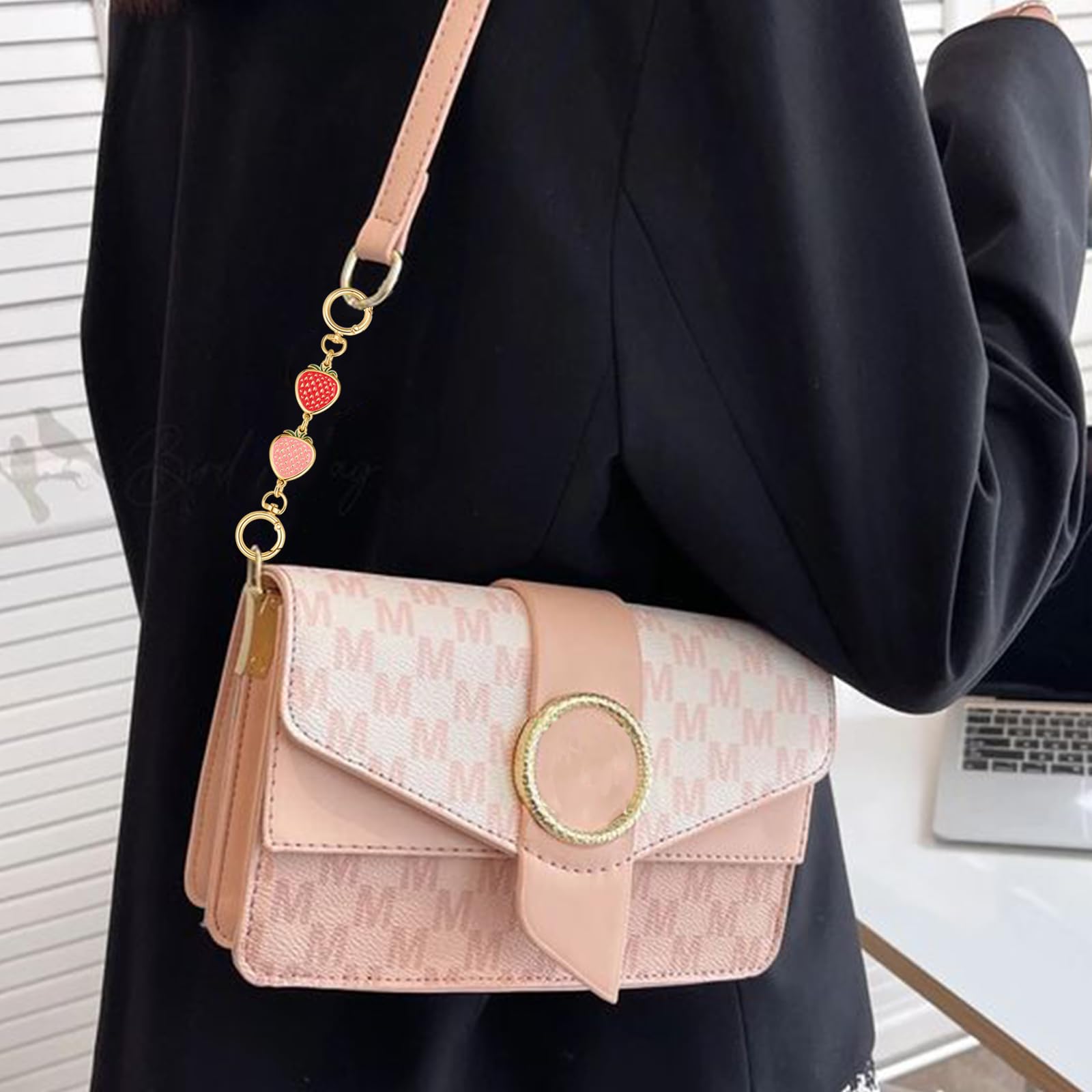 5PCS Purse Extender Chains - Adjustable Bag Strap Extenders for Women's Handbags | Fashionable Accessory for Shoulder Bags, Crossbody Bags & Totes