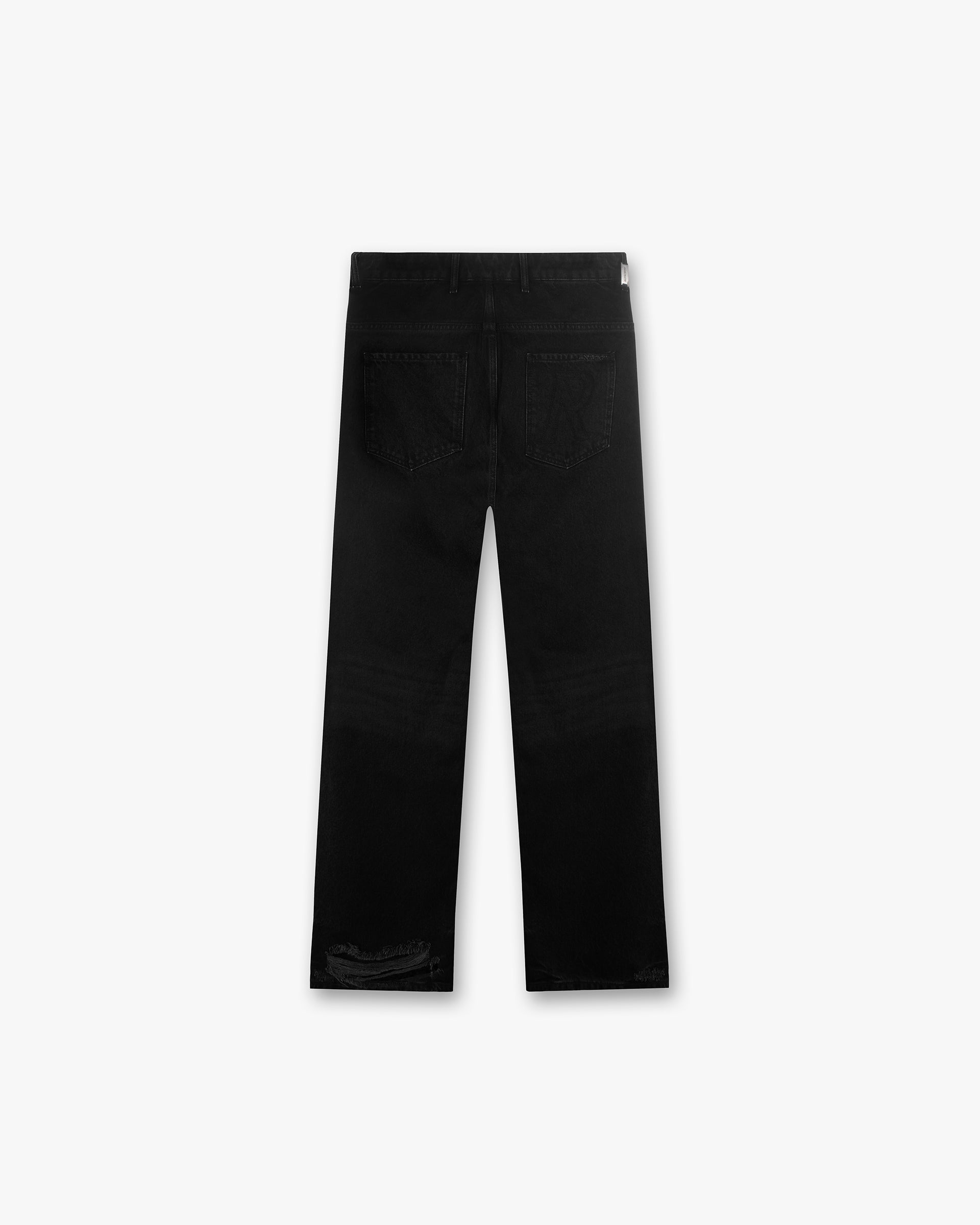 R3D Destroyer Baggy Denim Jeans for Men - Black Distressed Streetwear Pants | Perfect for Casual Wear, Hip Hop Fashion & Urban Street Style