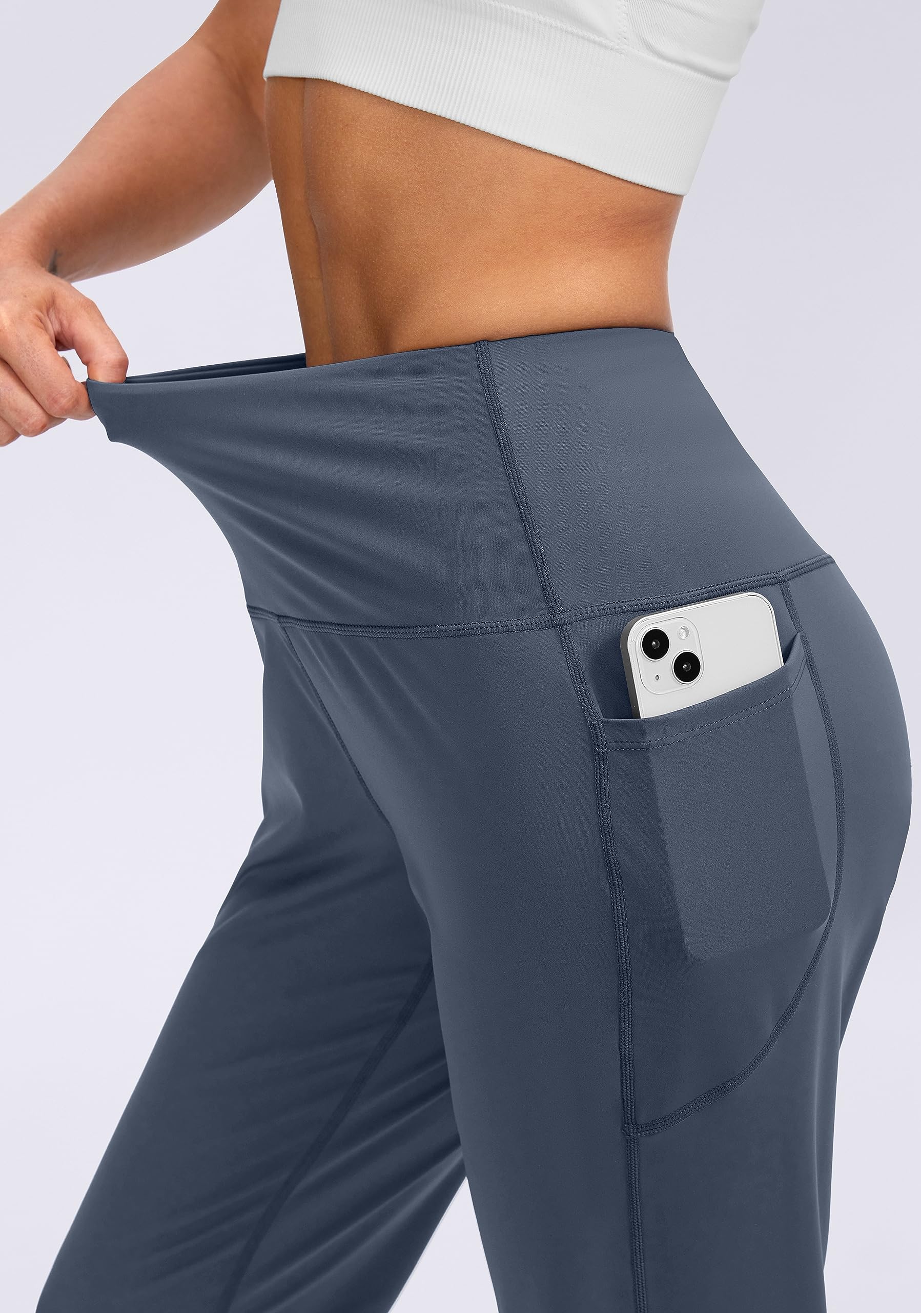 Viodia Women's High Waisted Jogger Pants with Pockets - Athletic Workout Yoga Sweatpants for Women, Tapered Fit - Perfect for Gym, Running, Lounge & Casual Wear
