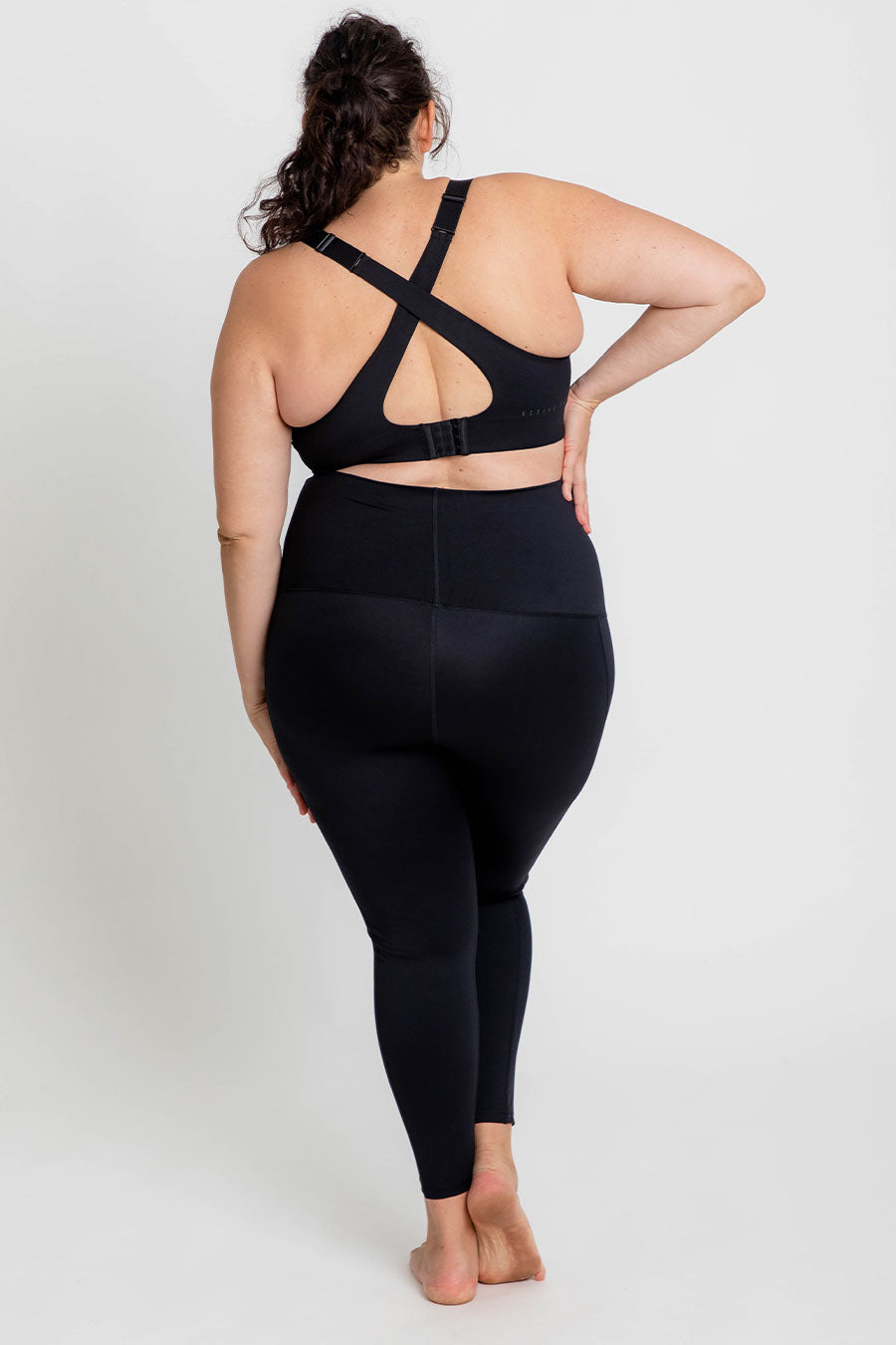 Best Maternity Support Leggings with Pockets - Black - Comfortable Pregnancy Workout & Everyday Wear