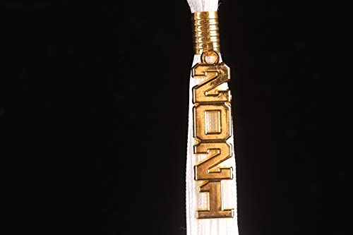 2021 Graduation Gold Charm - Elegant Keepsake for Graduation Tassel | Perfect Gift for High School & College Graduates, Commencement Ceremony Accessory