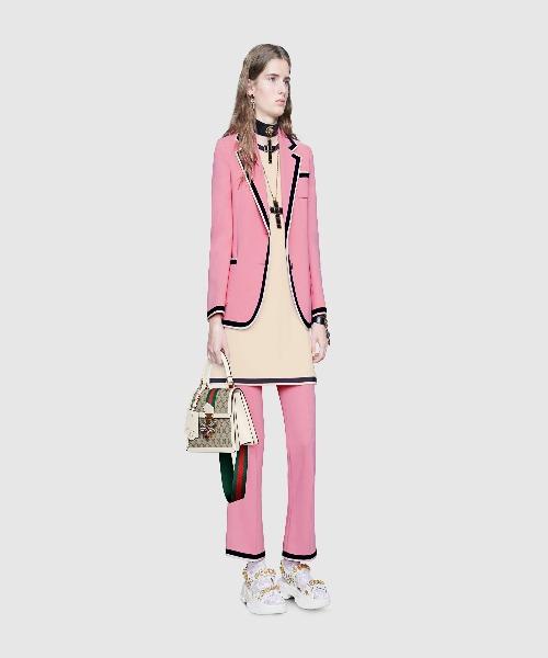 Gucci Queen Margaret GG Small Top Handle Bag - White Leather Crossbody Purse for Women | Perfect for Work, Travel & Evening Events