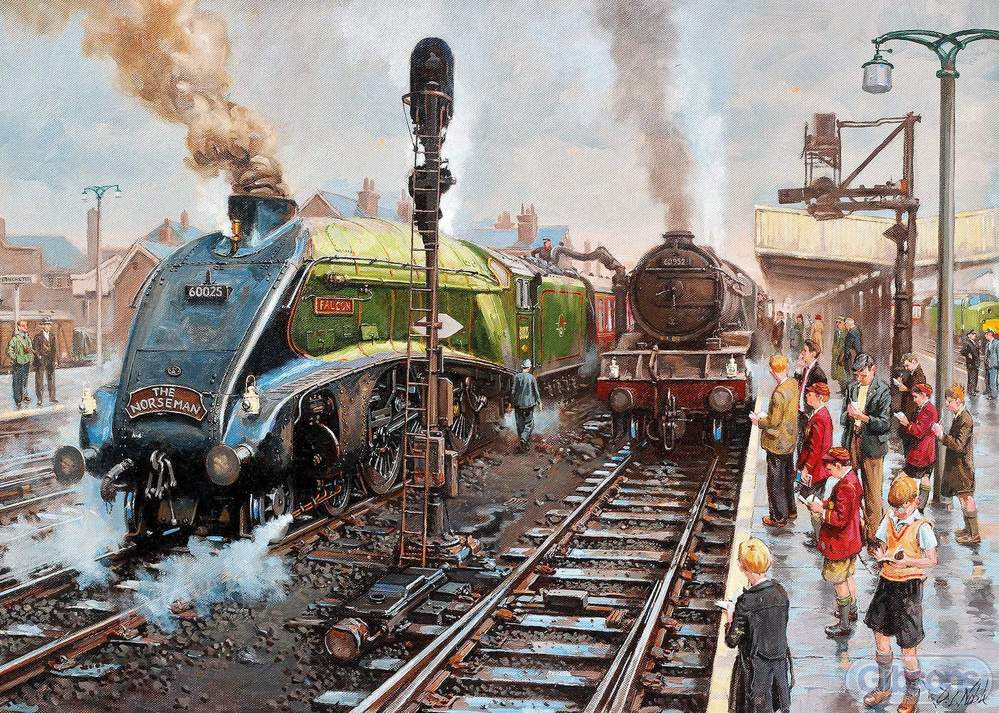 Gibsons 1000-Piece Jigsaw Puzzle - Spotters at Doncaster by David Noble | Challenging Adult Puzzle for Relaxation & Family Game Night