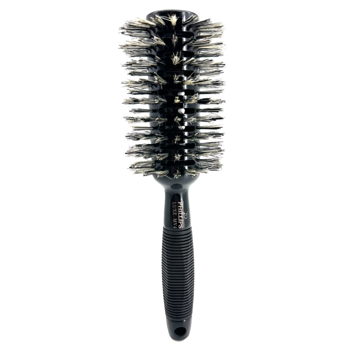 Phillips MV4 Luxury Round Brush with Boar & Ionic Nylon Bristles for Smooth Hair Styling - Perfect for Salon Professionals & Home Use