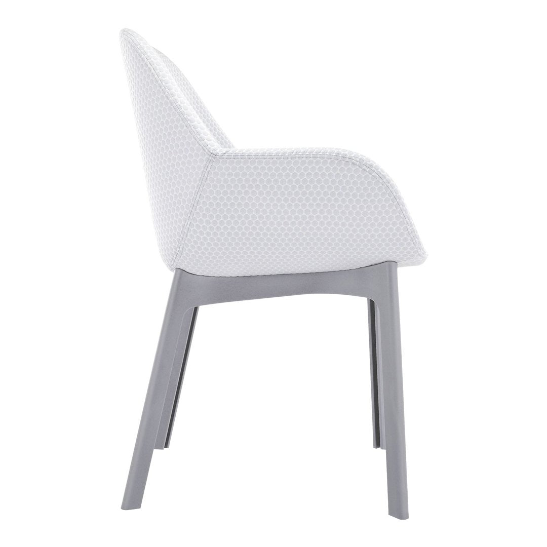 Clap Chair - Modern Embossed Fabric Accent Chair for Living Room, Bedroom & Office - Stylish Home Decor & Comfortable Seating