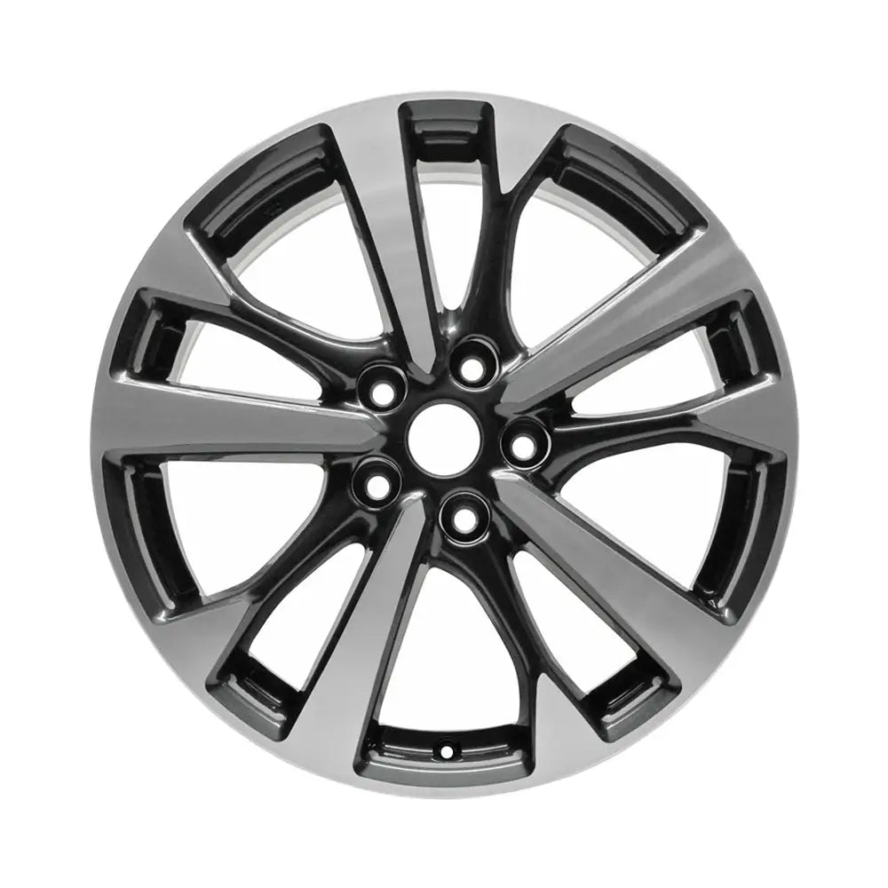 18 Inch Nissan Altima Wheel Replacement - Machined Charcoal Replica Rim 62720 | Premium Alloy Wheels for Sedans, Perfect for Commuting & Road Trips