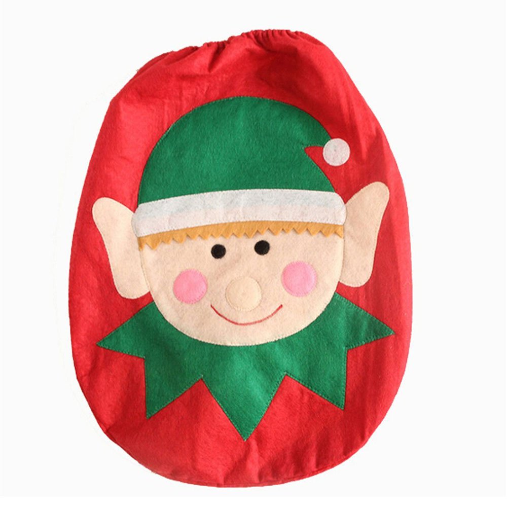 BESPORTBLE Contoured Toilet Mat - Soft U-Shaped Bath Rug with Lid Cover, Non-Slip Shower Mat for Bathroom Decor - Perfect for Christmas Home Decoration & Everyday Use