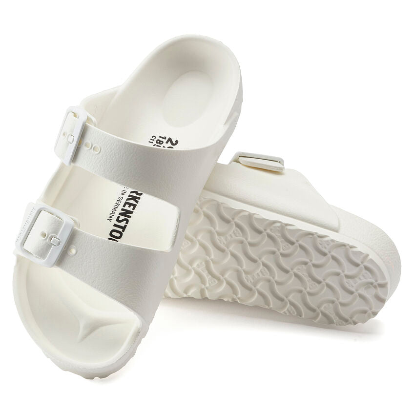 Birkenstock Kids Arizona EVA Sandals - White | Comfortable & Durable Waterproof Sandals for Boys & Girls | Perfect for Beach, Pool & Summer Outdoor Activities