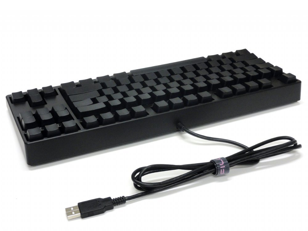 FILCO Majestouch Ninja TKL Mechanical Keyboard - Cherry MX Blue Switches - Compact Tenkeyless Design for Gaming & Office Typing