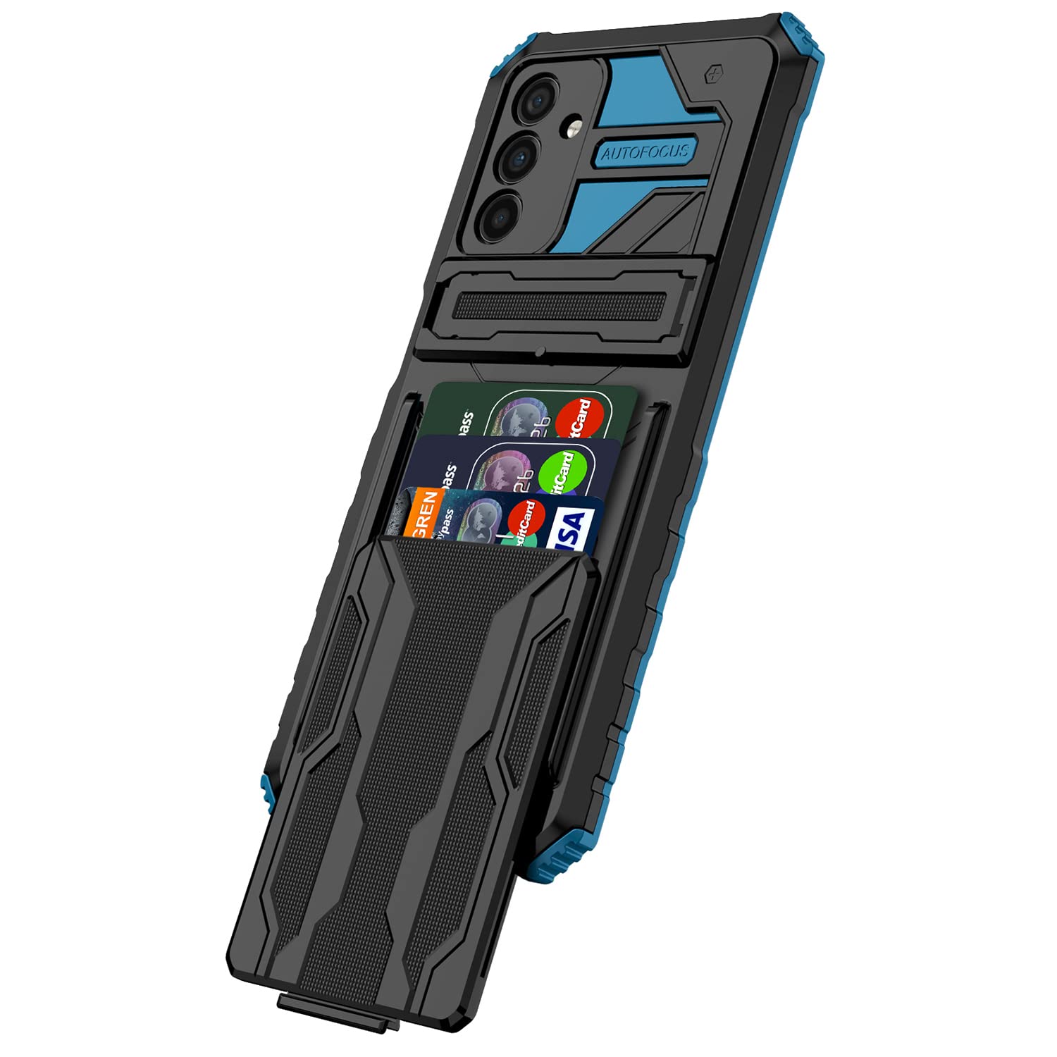 Samsung Galaxy A13 5G Wallet Case with Card Holder & Kickstand - Military Grade Protection for Everyday Use