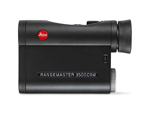 Leica 7x24 Rangemaster CRF 3500.COM Laser Rangefinder - 3500 Yards Range, Waterproof, High Precision for Hunting, Golf & Outdoor Activities