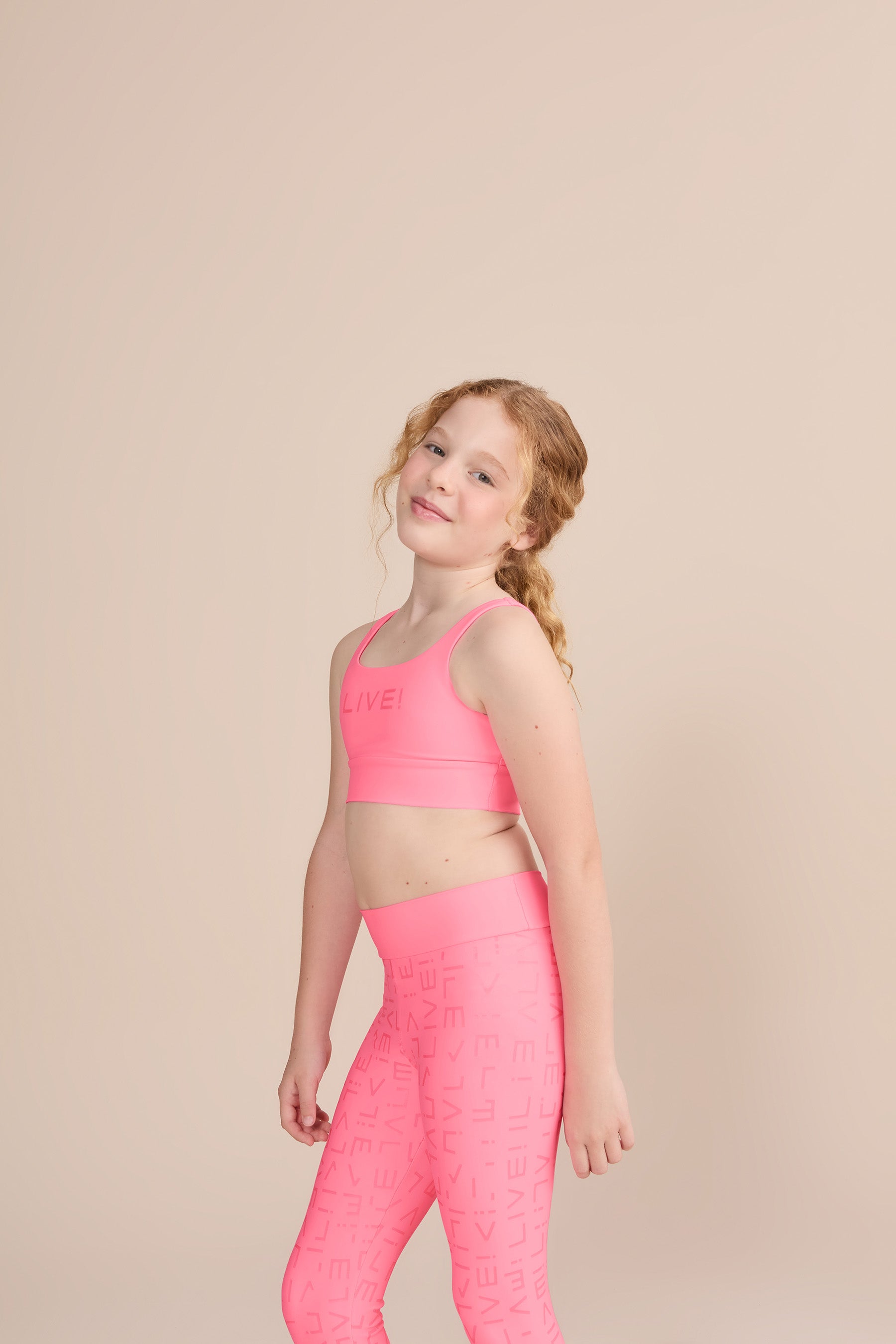 Move LIVE! Kids Sports Bra - Breathable & Supportive Activewear for Girls - Perfect for Running, Gymnastics & Dance Practice