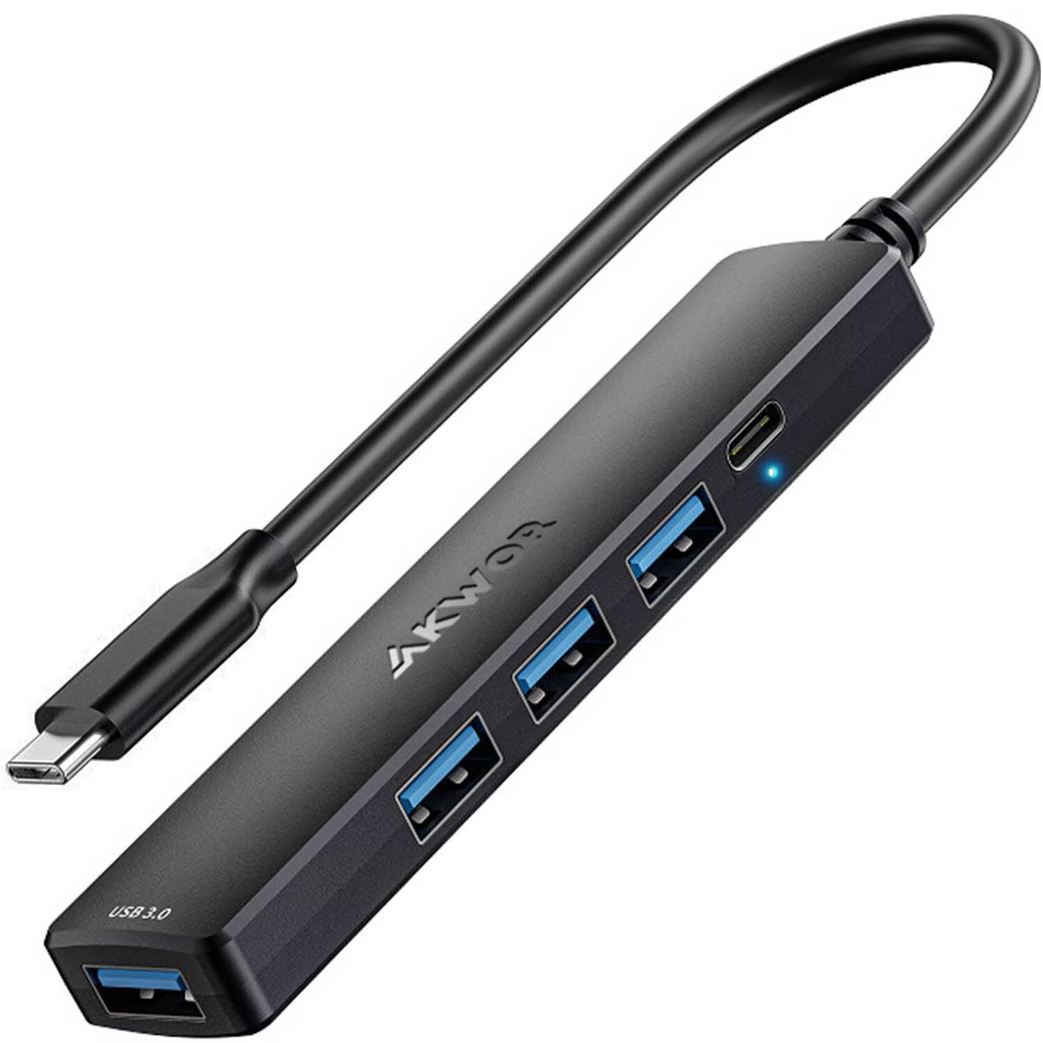 USB C Hub with Power Delivery & Data Port - 7-in-1 USB C Adapter for MacBook Pro/Air, iPad Pro, Dell XPS, HP Laptop - Perfect for Office, Travel & Home Workspace