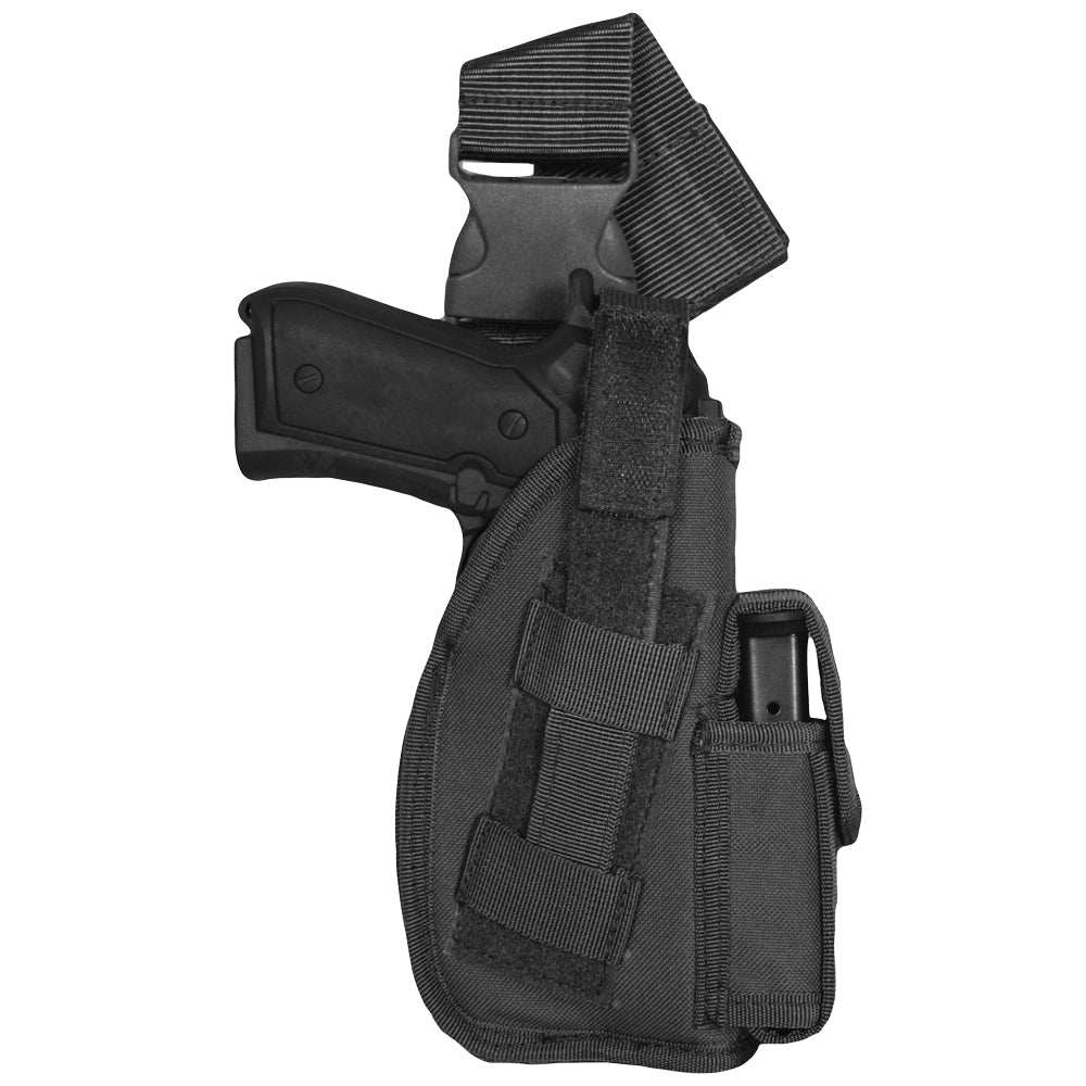 SAS Tactical Leg Holster - Adjustable Thigh Gun Holster for Pistols & Revolvers - Perfect for Military, Police, Airsoft & Outdoor Shooting Range Use
