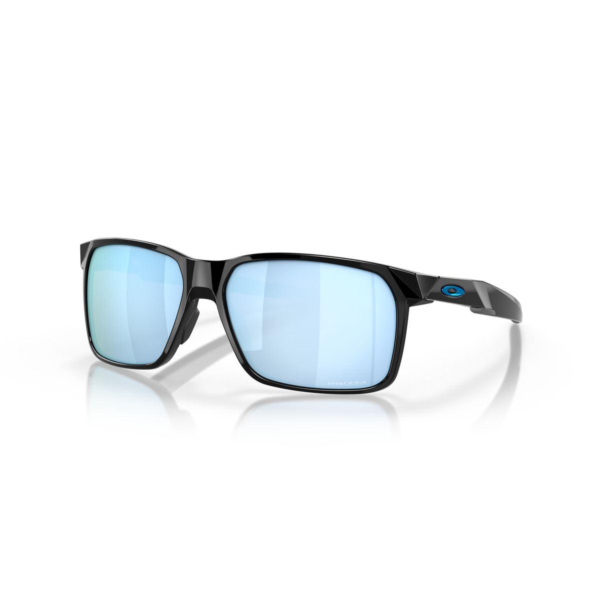 Oakley Portal X Sunglasses Polished Black with Prizm Deep Water Polarized Lenses - 0OO9460 946004 - Perfect for Outdoor Sports, Driving & Beach Activities