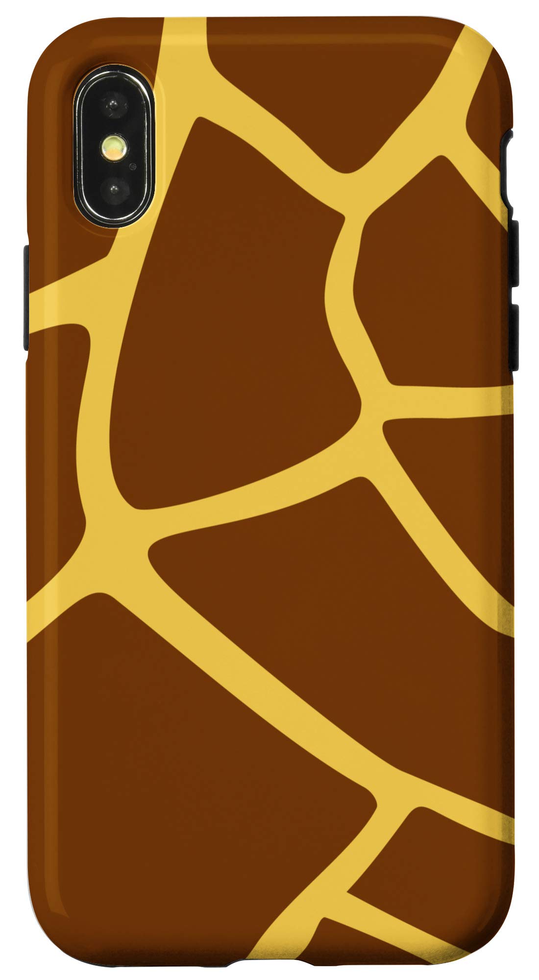 Cute Giraffe Print iPhone X/XS Phone Case - Animal Design Protective Cover for Women & Girls - Perfect for School, Work, and Everyday Use