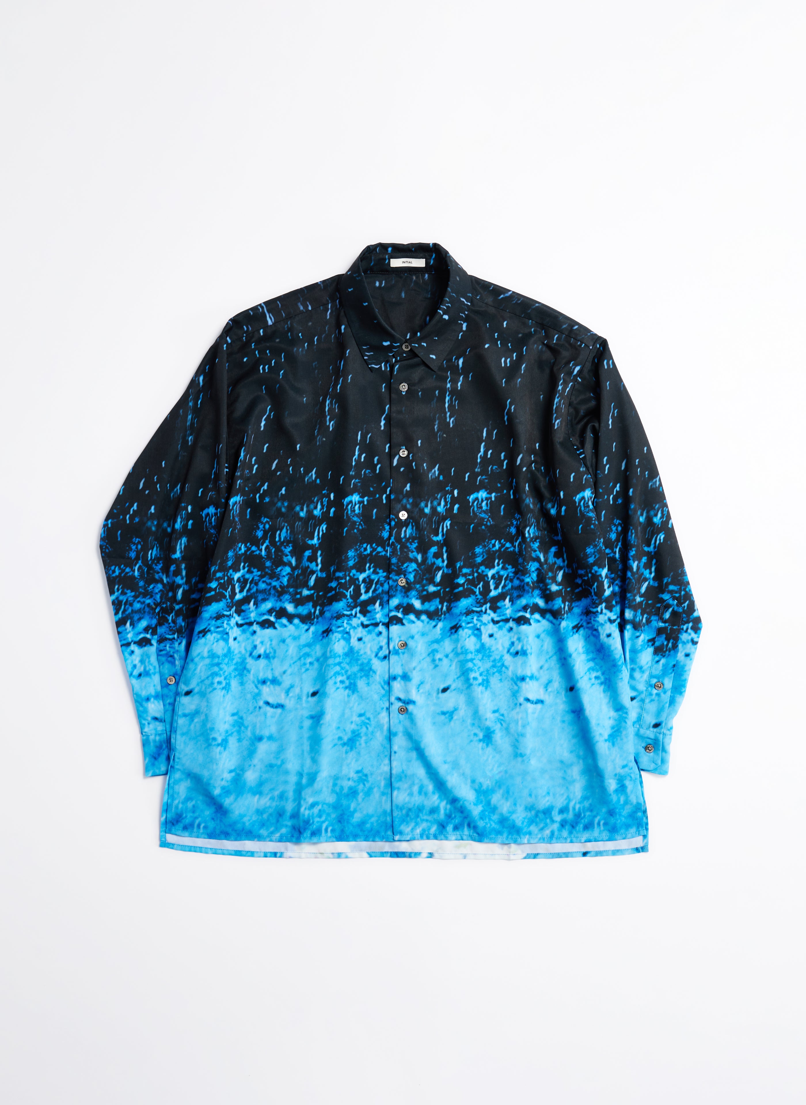 Mika Ninagawa X Initial Open Collar Shirt - Stylish Floral Print Women's Fashion Blouse for Casual Wear & Office Outfits