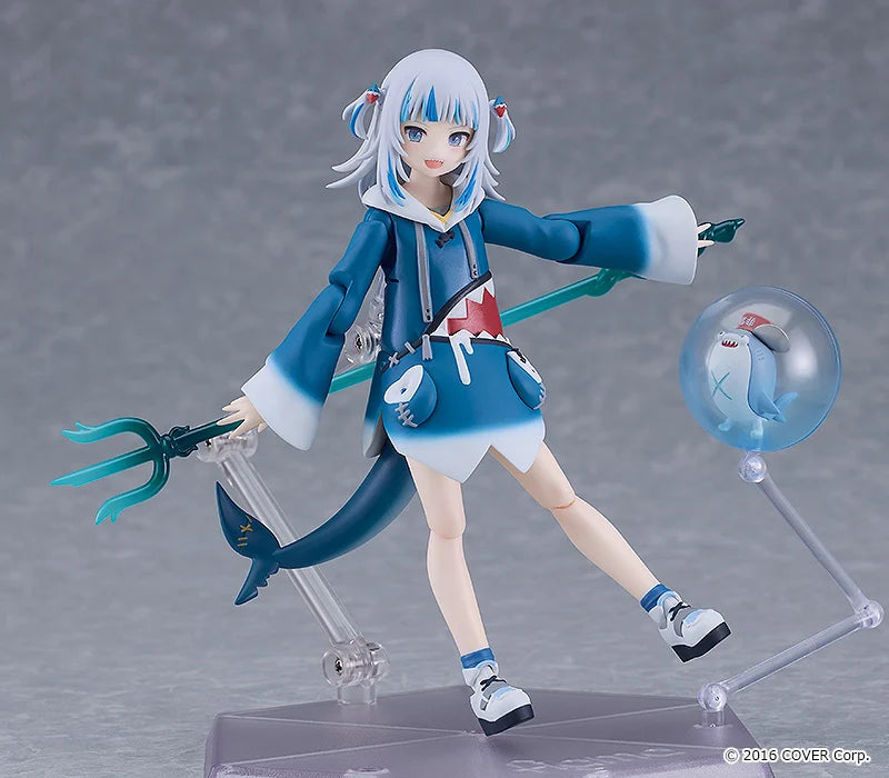 Figma #618 Gawr Gura Hololive Production Action Figure - Collectible Anime PVC Statue for Fans & Decor | Perfect for Display, Gaming Rooms & Anime Collections