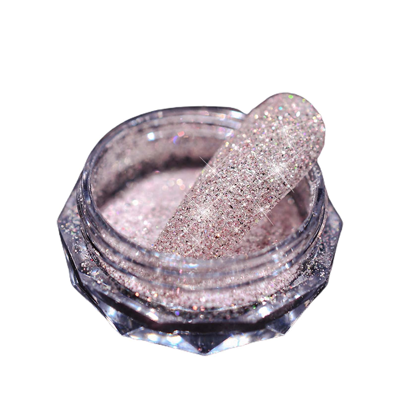 Brussel 1 Box Nail Glitter Powder - Shiny Crystal Sparkles for Manicure & Nail Art | Dipping Powder for Professional Salon & Home Nail Designs (Color #6)