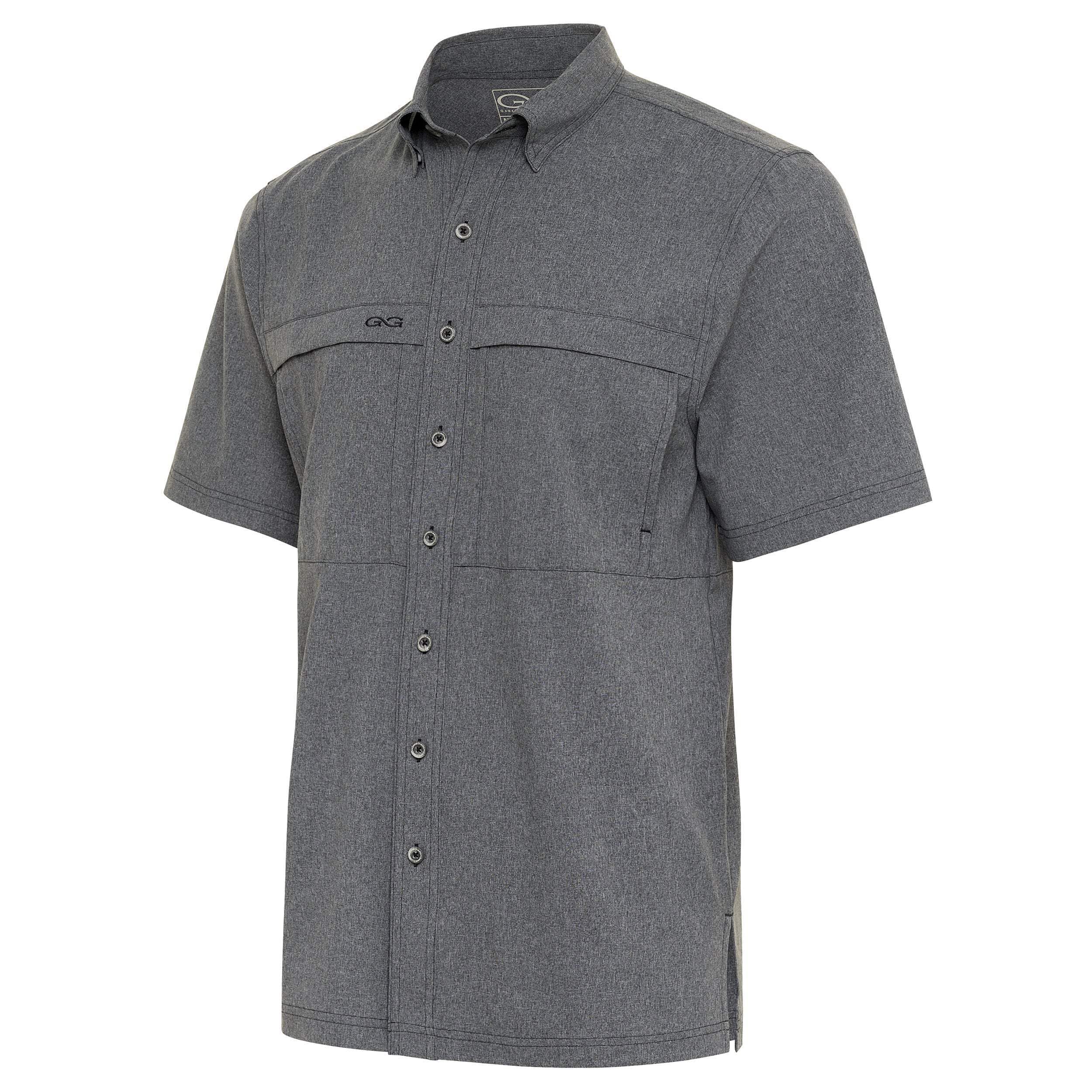 GameGuard Caviar MicroTek Shirt - Premium UV Protection Performance Shirt for Outdoor Sports & Travel - Ideal for Hiking, Golf, and Summer Activities