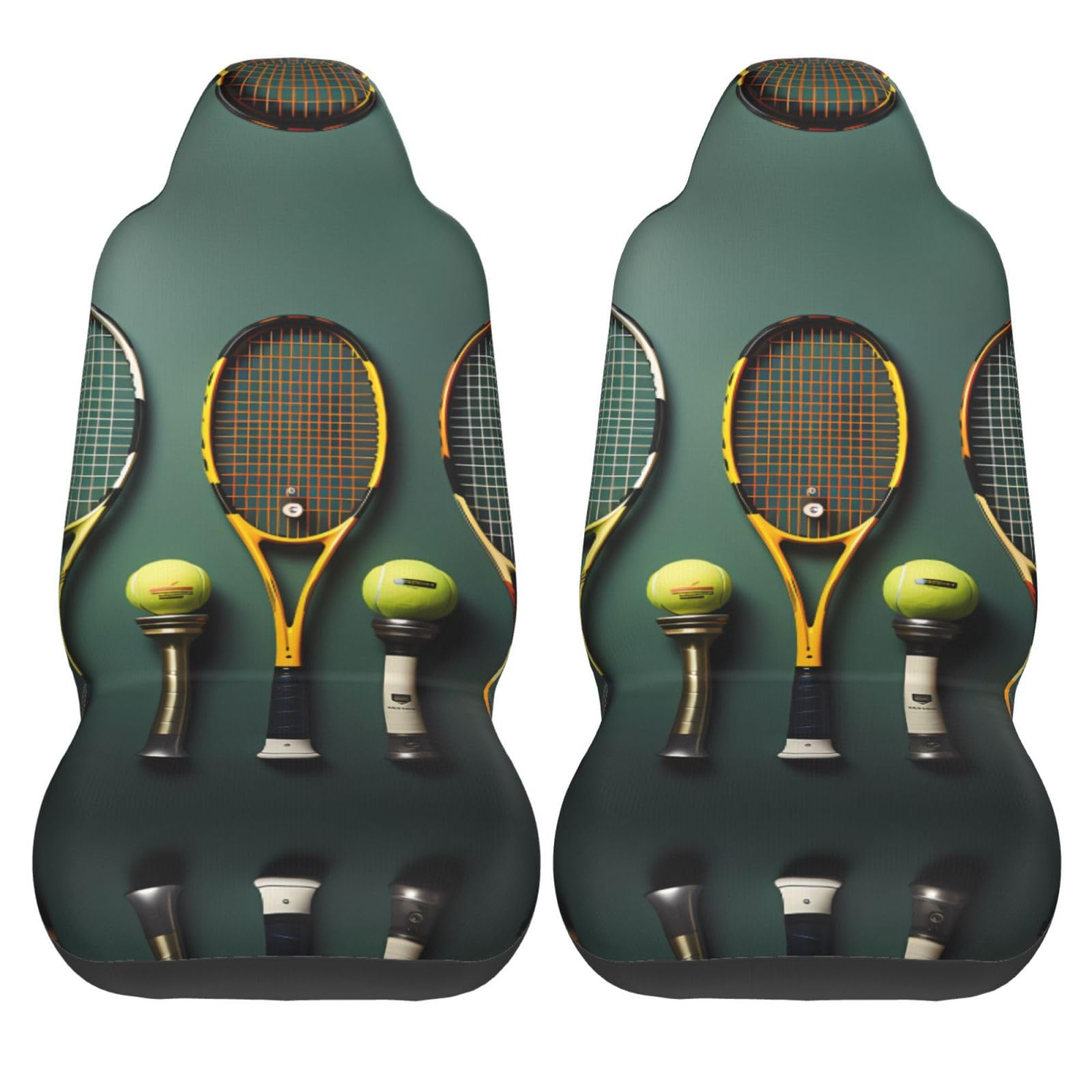 Elastic Durable Car Seat Covers for Tennis Balls and Rackets - Protect Your Car Seats with Comfortable Covers for Sports Enthusiasts and Daily Commuters