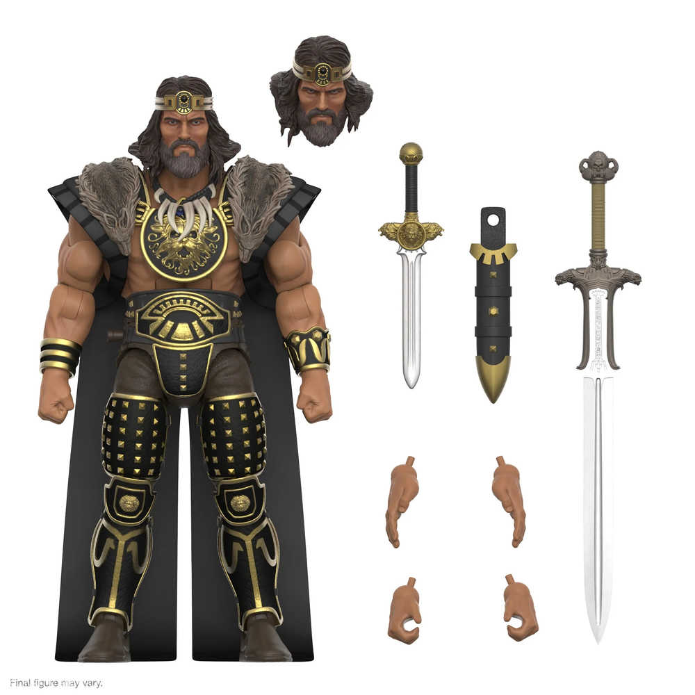 King Conan Action Figure - Conan The Barbarian Ultimate W4 Collectible Toy for Fans & Collectors | Perfect for Display, Gifts, and Role-Playing Scenes